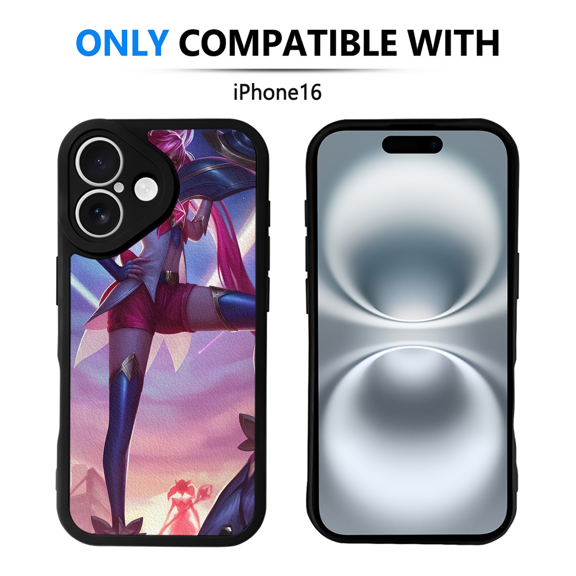 リーグ・オブ・レジェンド League of Legends LOL 【iPhone 16シリーズ対応】シリコンスマホケース（レザー調） 材質：シリコン